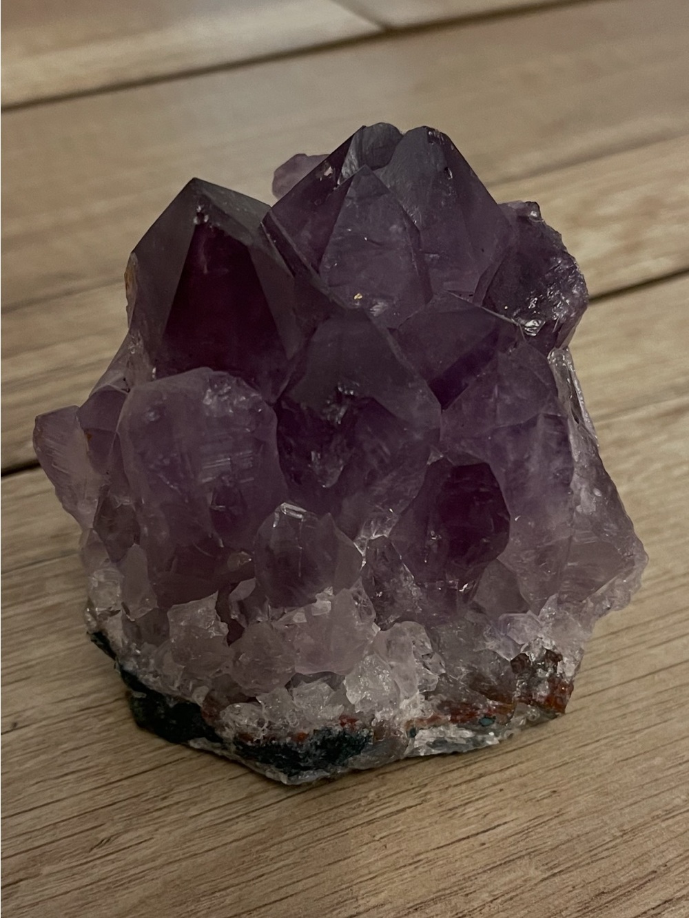 Amethyst Jeans Purple Crystal Cluster Accent